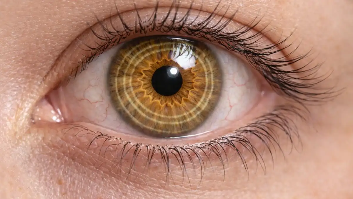 What are stress rings in eyes?